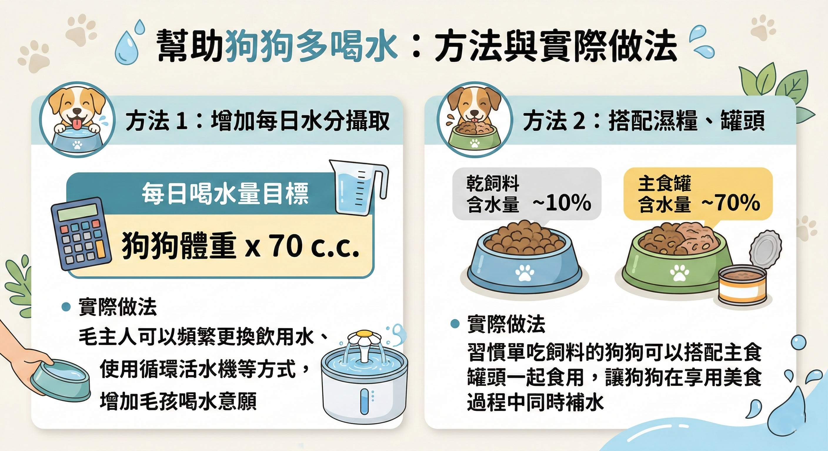 狗狗飲食改善與泌尿保健