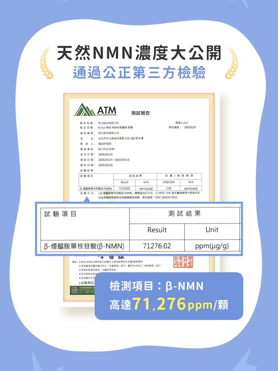 嚴選酵母抽出物(含NMN)，維持毛孩體力及活力，並加强身體機能。