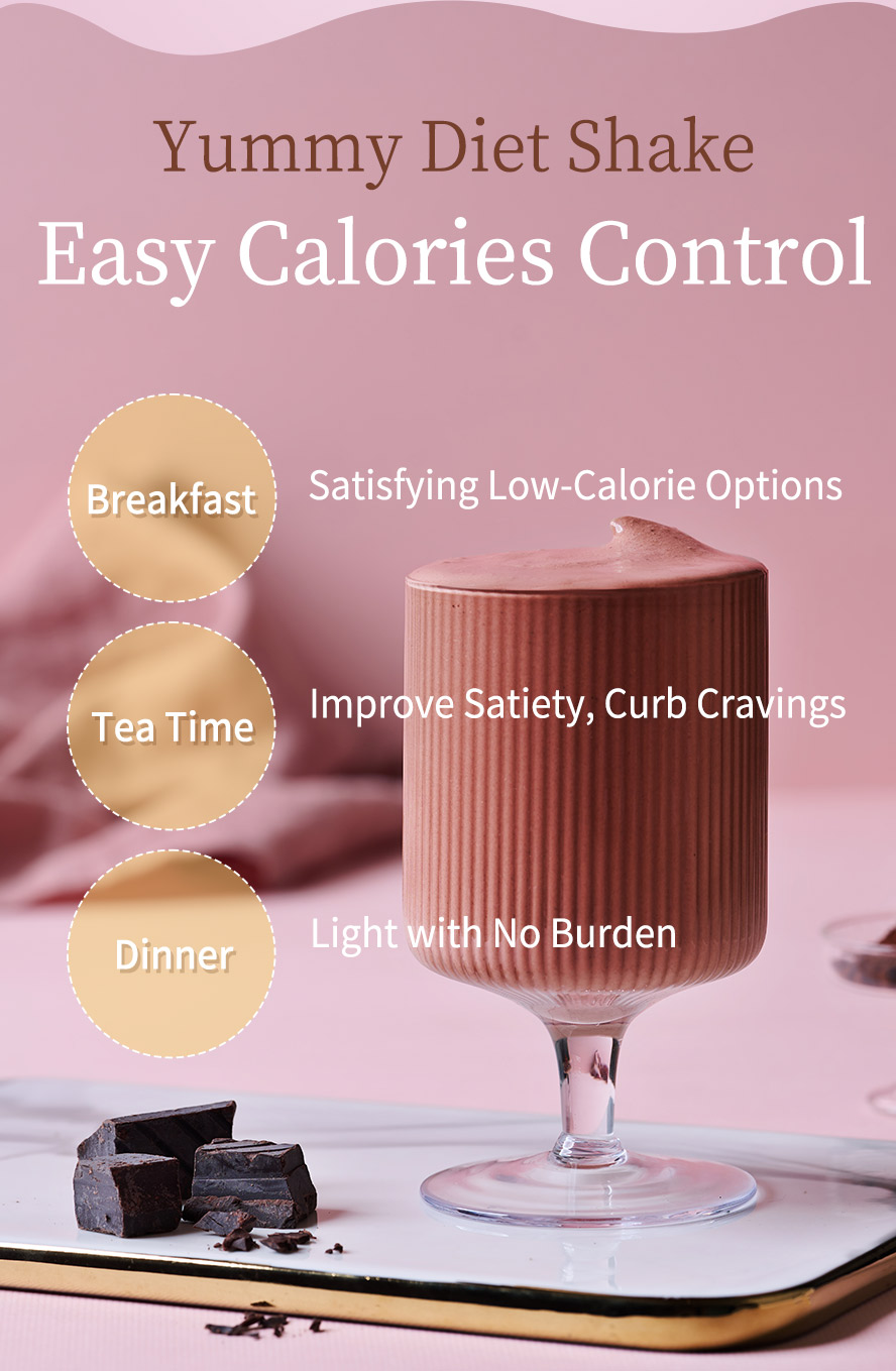 Classic Cocoa Diet Shake is a low-calories meal option which suitable to drink to replace any meal to curb cravings.