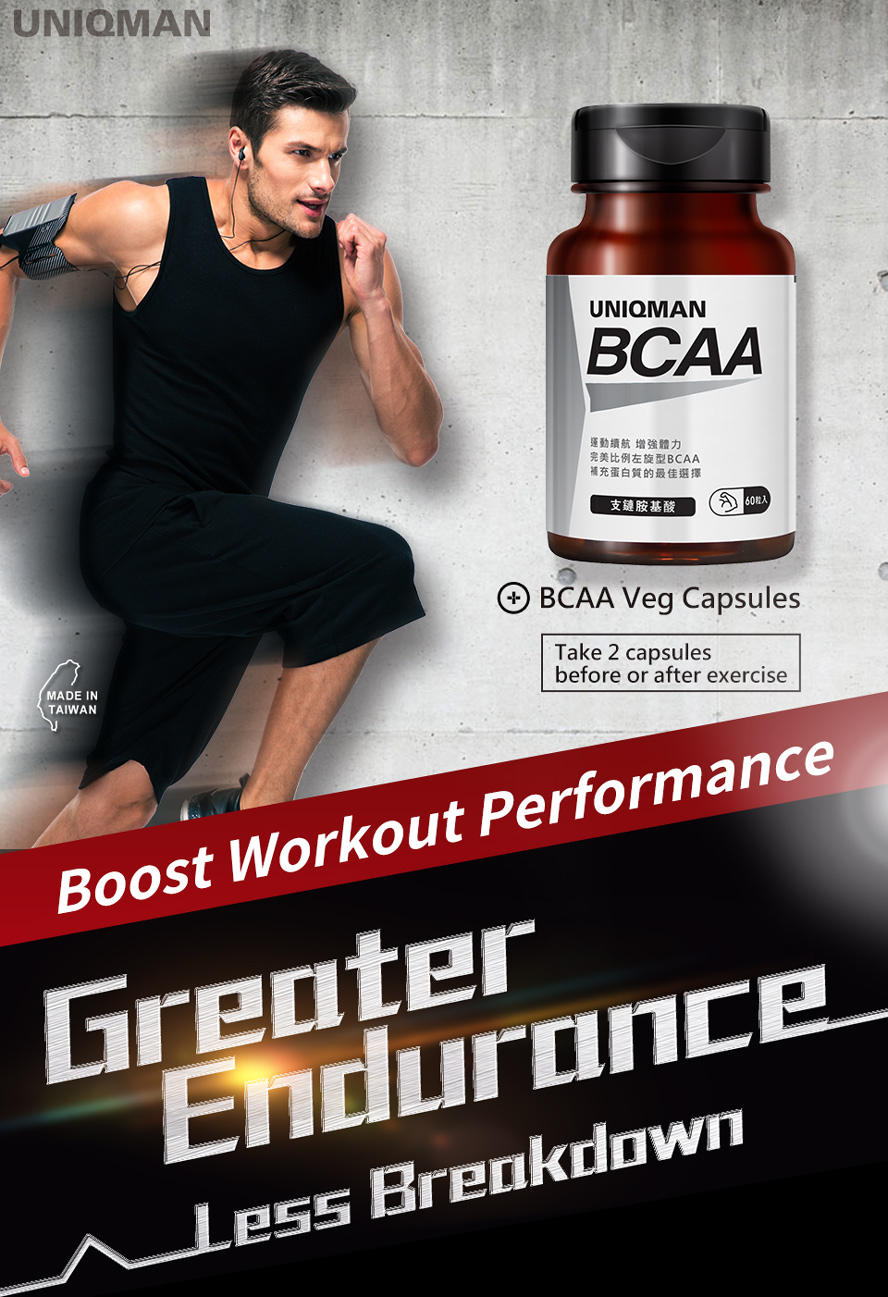 UNIQMAN BCAA is of a special importance to athletes and bodybuilders.