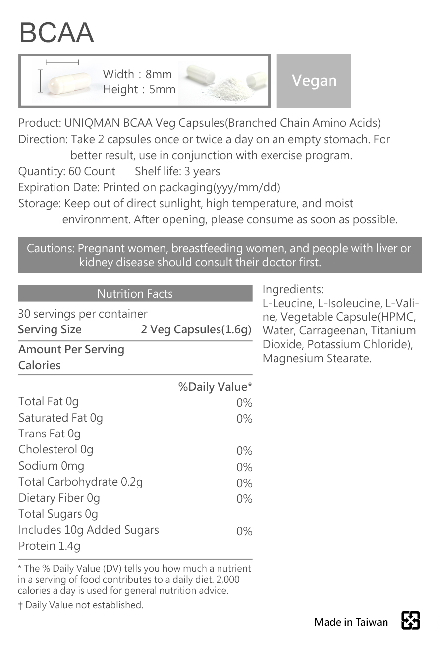 Branched Chain Amino Acid can boost strength and increase endurance