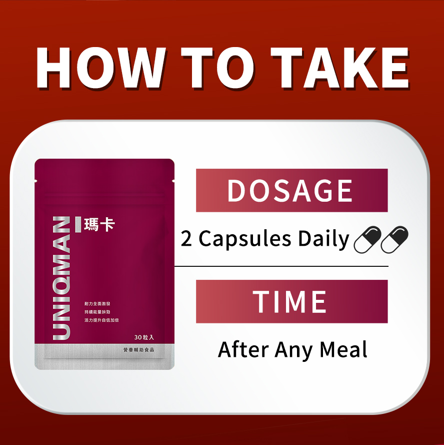 How to take UNIQMAN Maca?