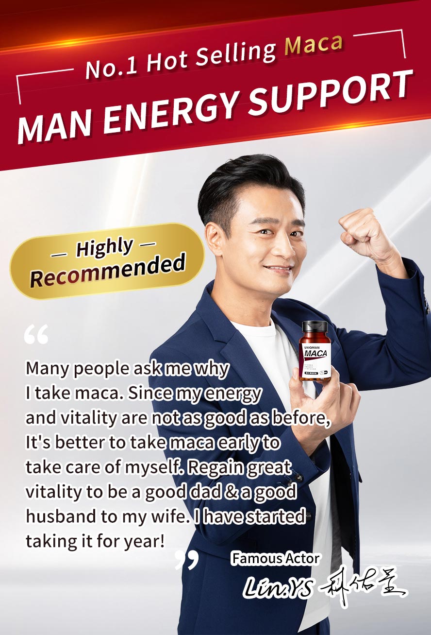 UNIQMAN Maca can improve bed performance for better intimacy with the other half