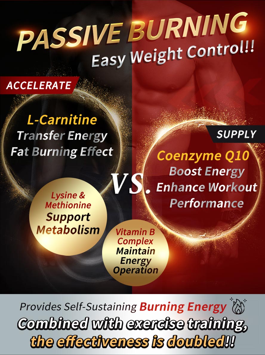 UNIQMAN L-carnitine provides energy and burns fat in our body