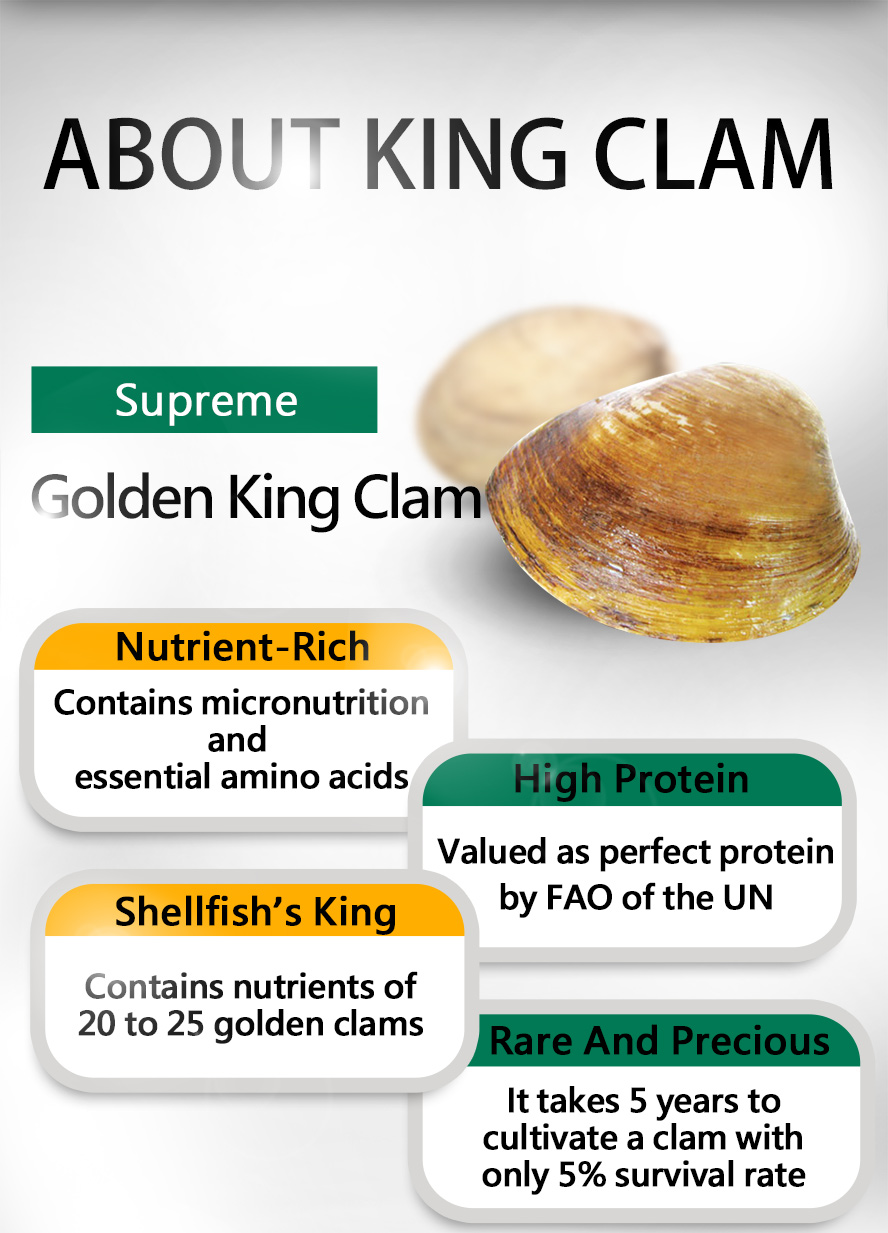 UNIQMAN King Clam is the best supplement for regimen