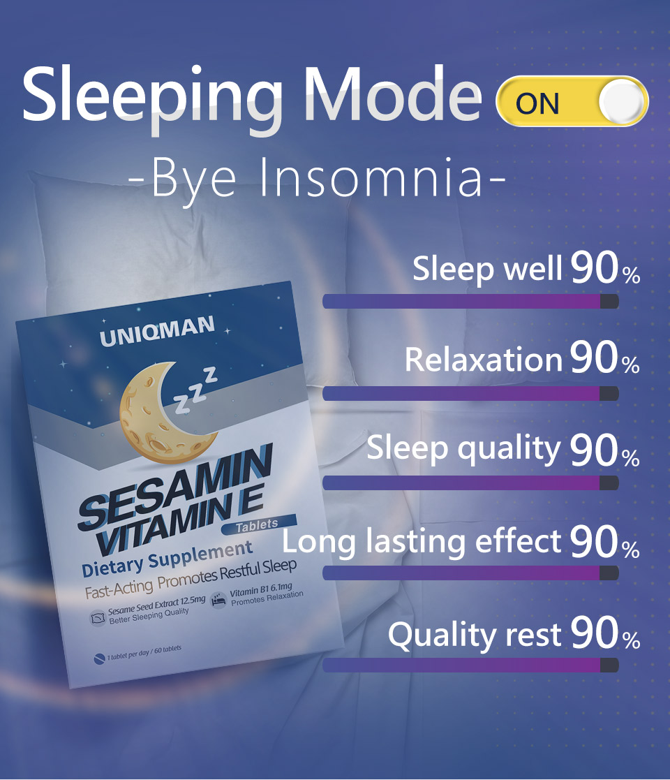 Active Vitamin B1 and Vitamin E for peaceful and quality sleep every night
