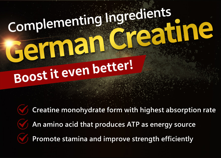 UNIQMAN Sport Probiotics with Creatine uses Taiwan patented strain that can build muscle and help with fitness support.