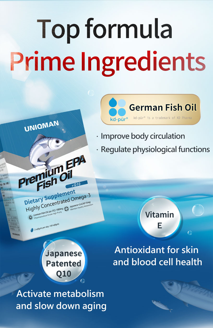 85% Omega3 concentration in fish oil