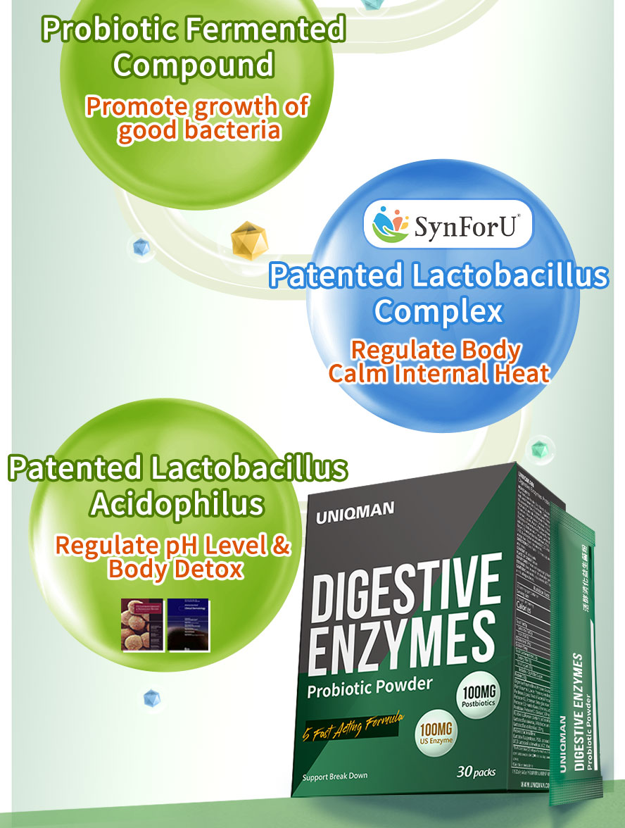 Probitotic fermented compound, patented lactobacillus complex & acidophilus to promote growth of good bacteria & regulate body