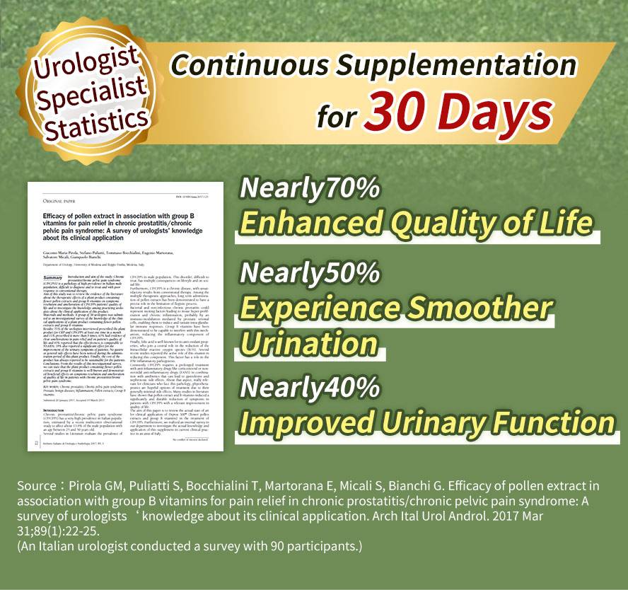 Prostate care effective in 30 days recommended by urologist for smooth urination.