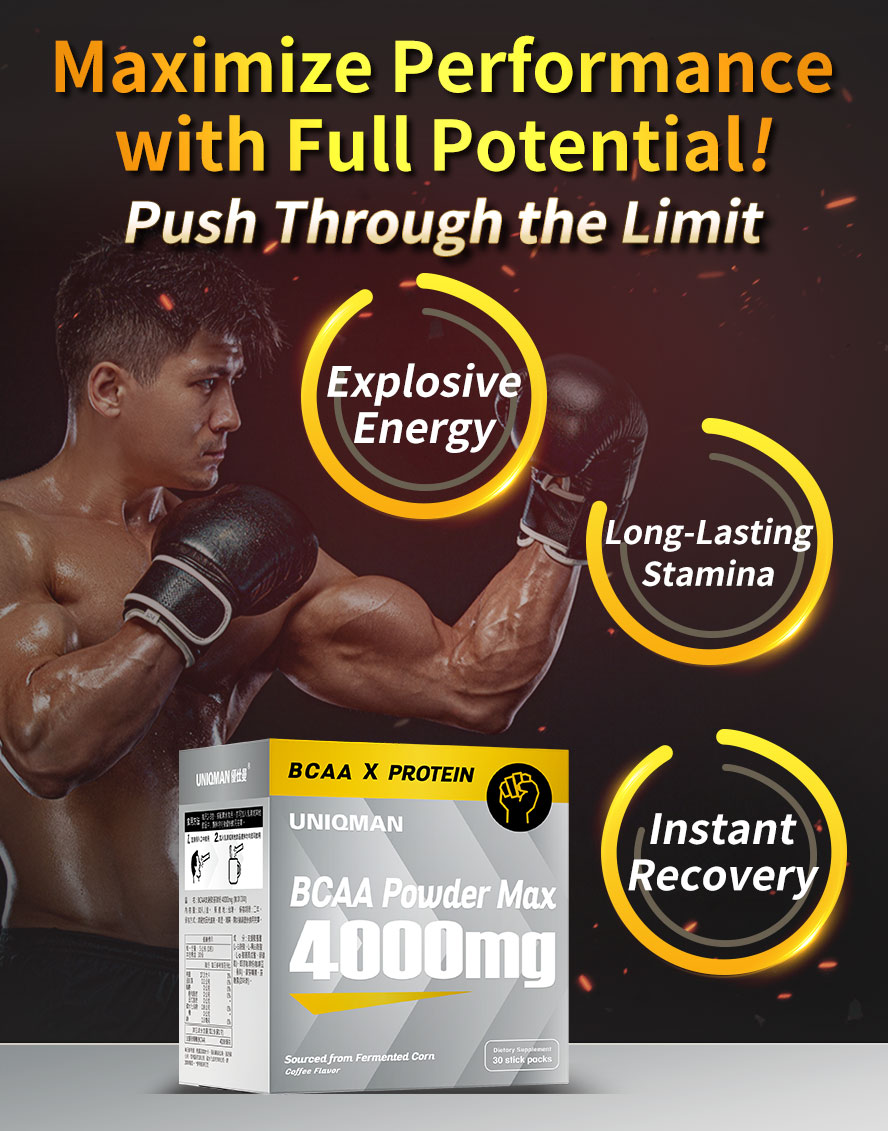 Maximize gym performance with instant energy and stamina boost without worry muscle injury.