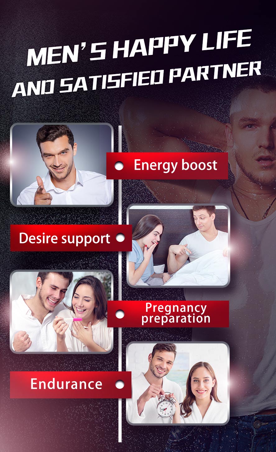 L-Arginine regulates male function, enhance endurance and promote circulation