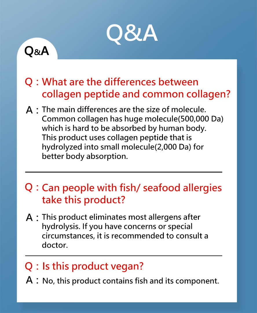 UNIQMAN Collagen has best body absorption and has no fishy odor.