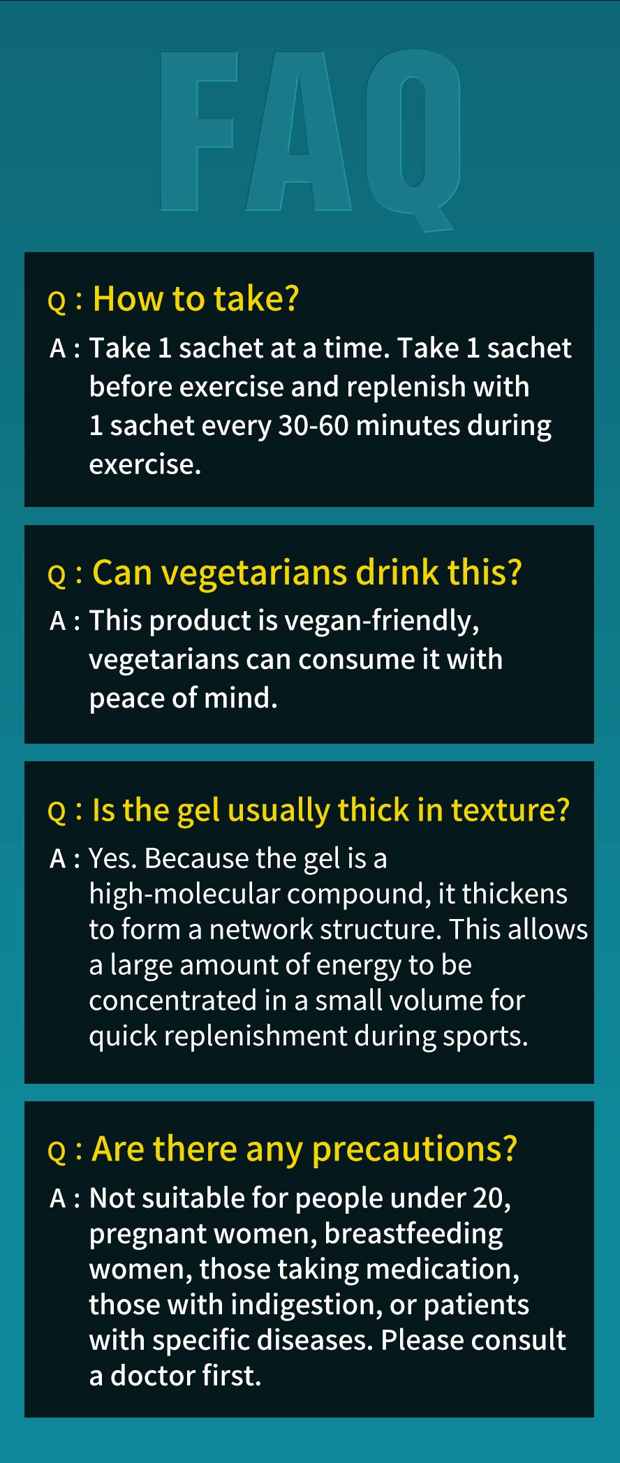 UNIQMAN Energy Gel eleuthero extract boosts stamina and speeds recovery