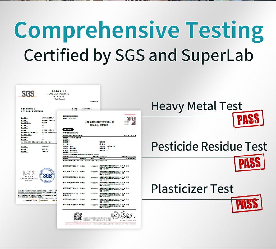 UNIQMAN Energy Gel is SGS-tested, free from pharmaceuticals and heavy metals