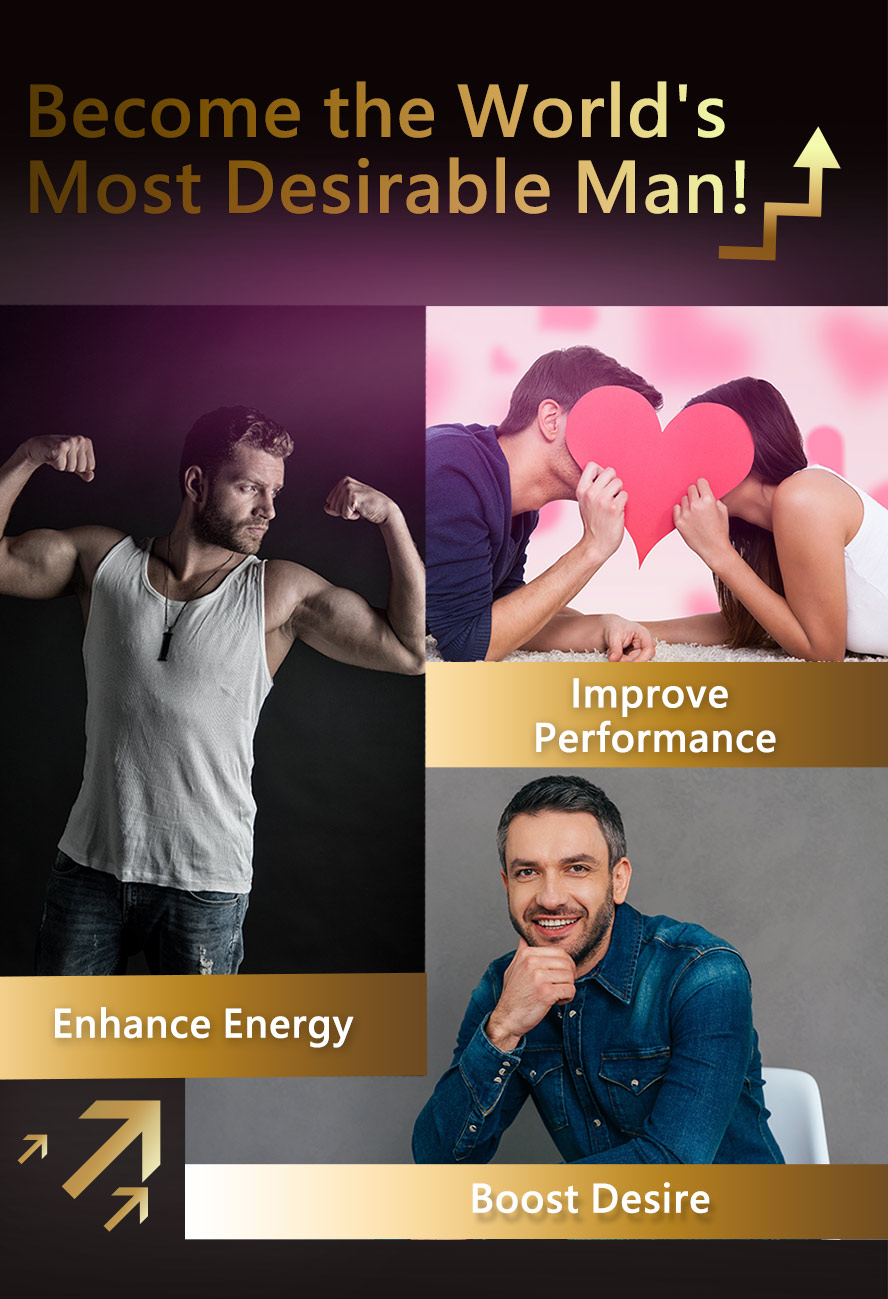 A package of men supplementation to boost confidence day time and wild power night time
