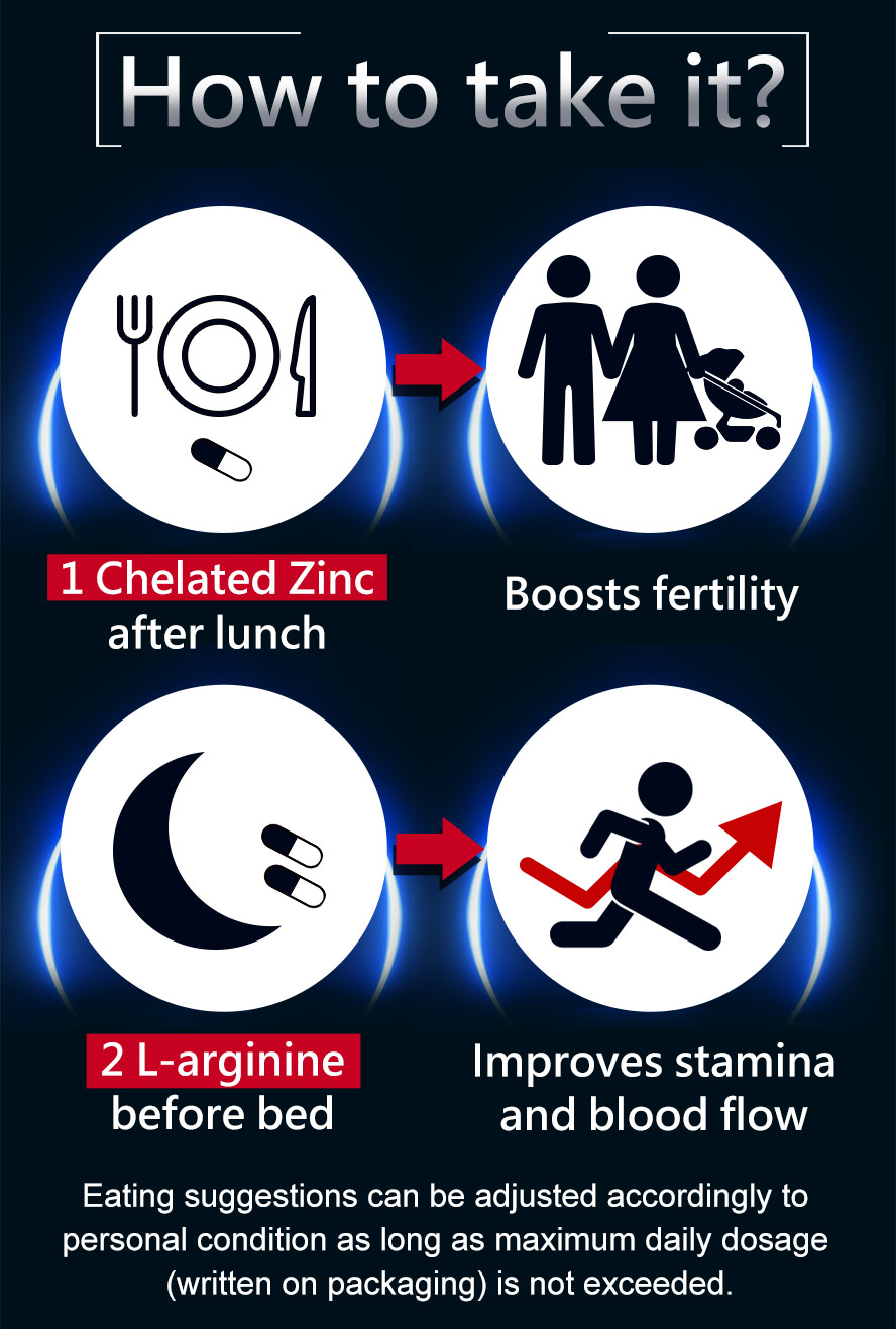 Night time activity supplement boost for more stamina and long duration 