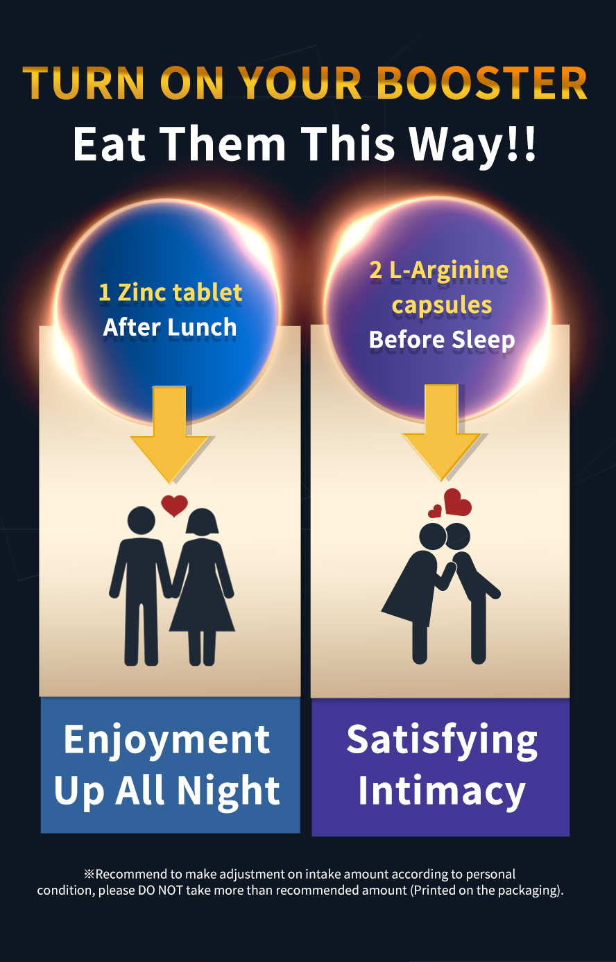 Night time activity supplement boost for more stamina and long duration 