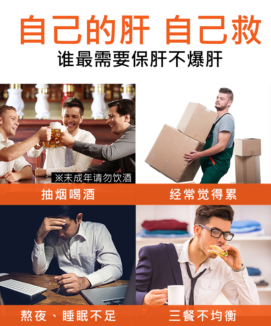 常常熬夜加班,抽烟与作息不良的人,吃UNIQMAN姜黄肝精可以对抗肝脏疲劳