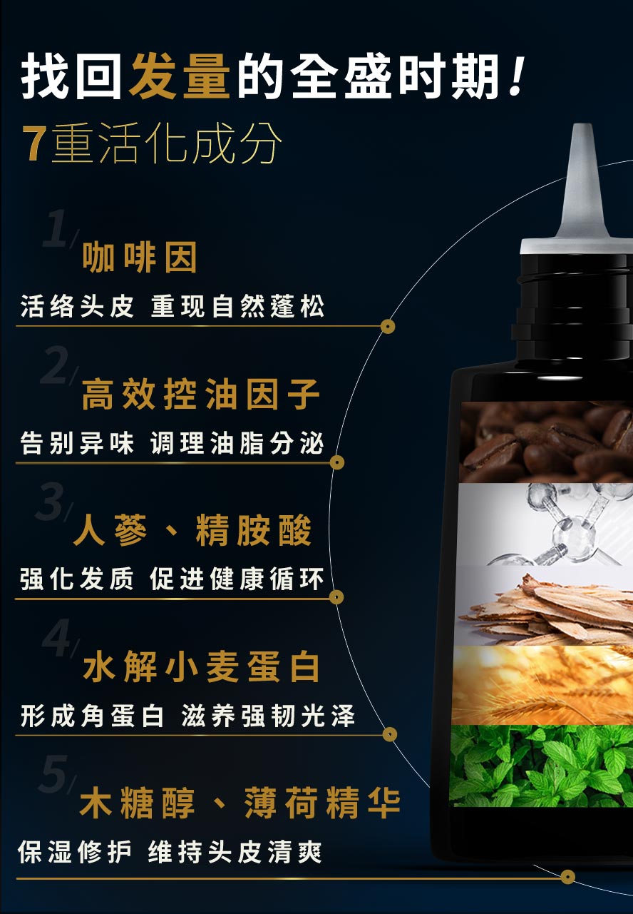 UNIQMAN Hair Tonic to strengthen hair, anti hair loss, scalp oil