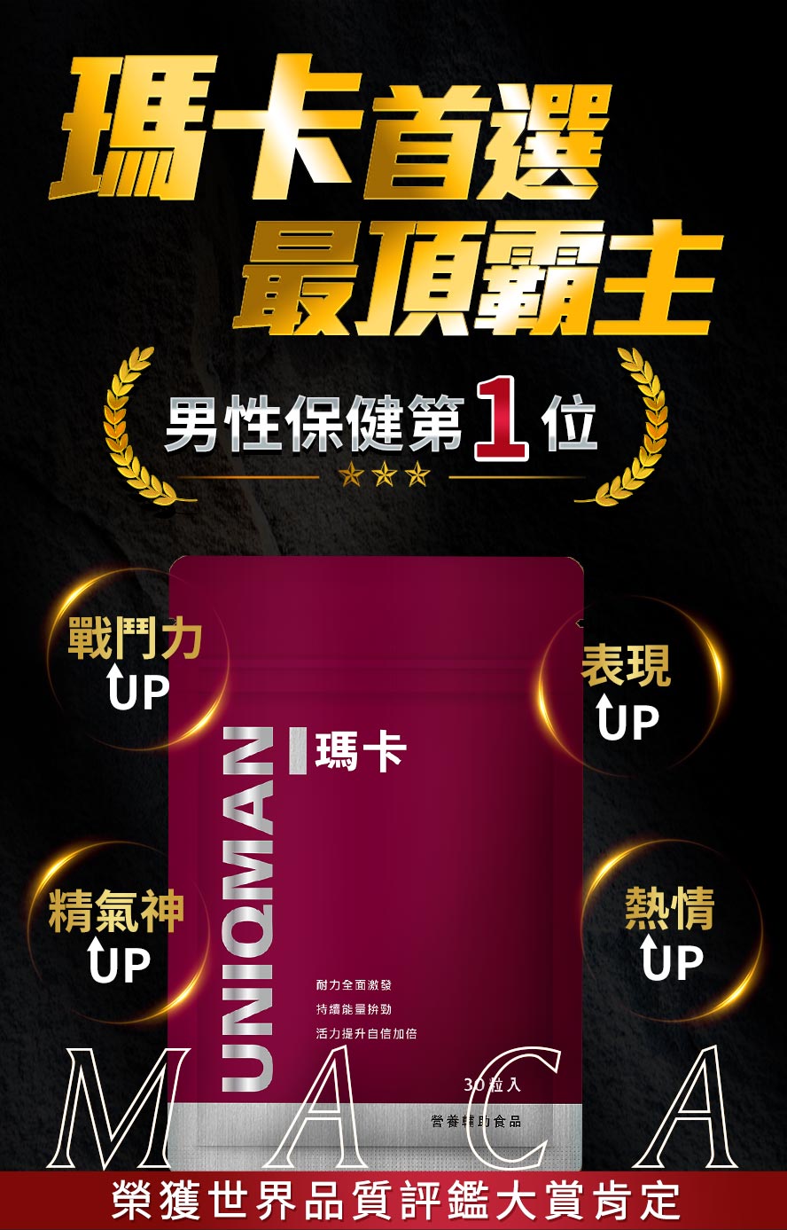 回購率第一的男性保健,夜間戰鬥力、性欲、耐久度、硬度、精子品質、體力、精神都有所幫助。