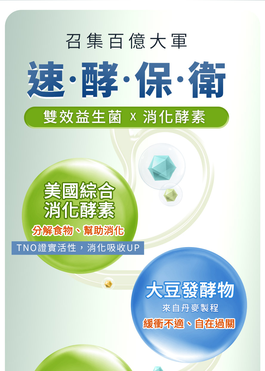 消化酵素能分解食物、幫助消化