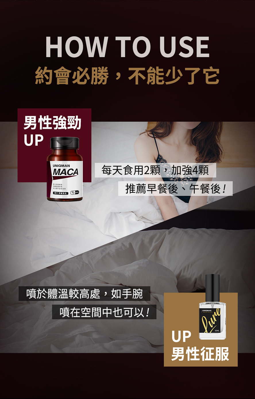 每天餐後吃2顆瑪卡保養