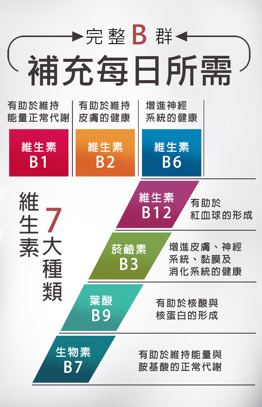 UNIQMANB群+馬卡內涵完整維生素，維他命B1,B2,B6,B12,菸鹼酸，補充整日維生素所需