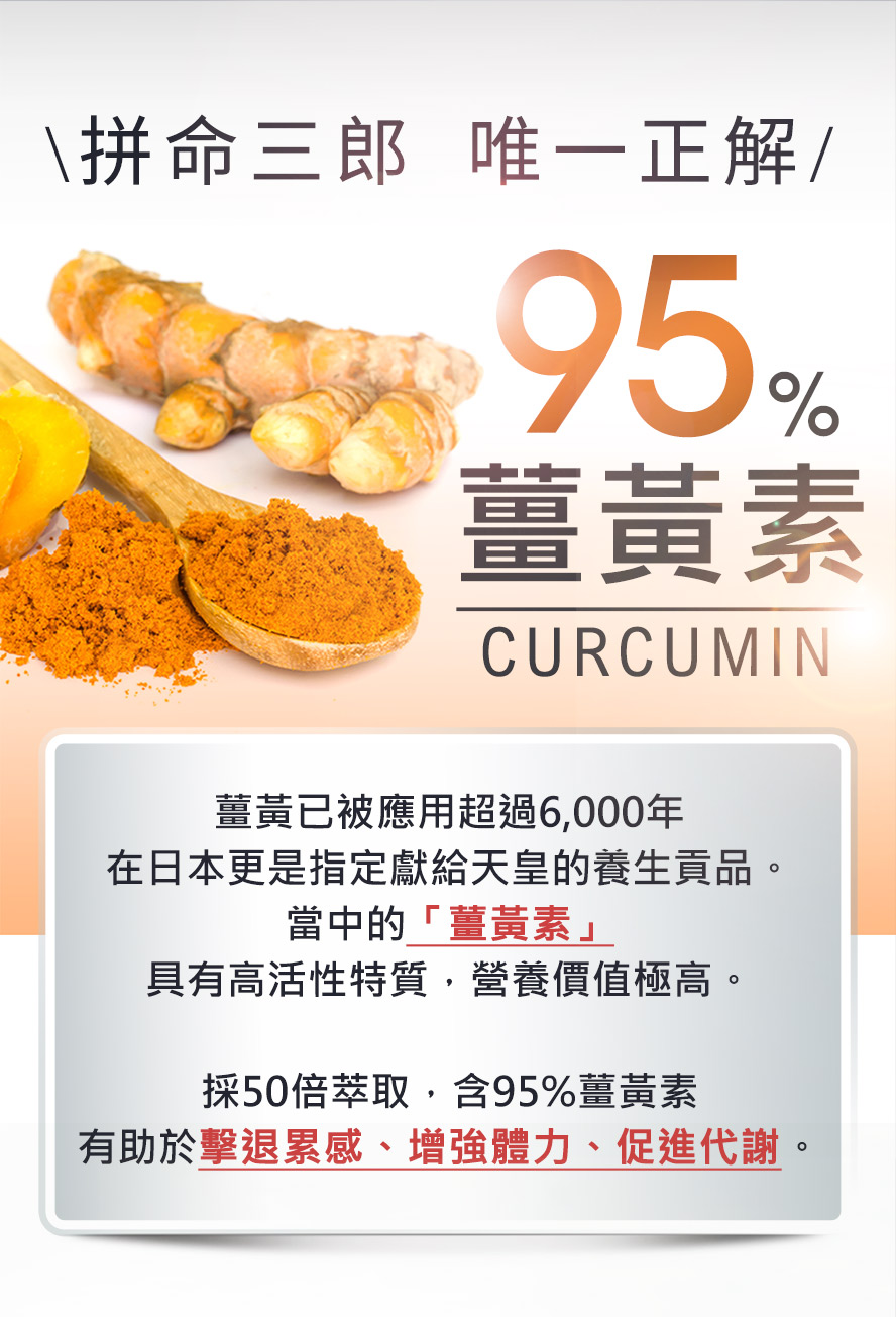 薑黃是日本天皇補肝聖品，且Uniqman薑黃肝精添加專利胡椒素，更能發揮護肝功效